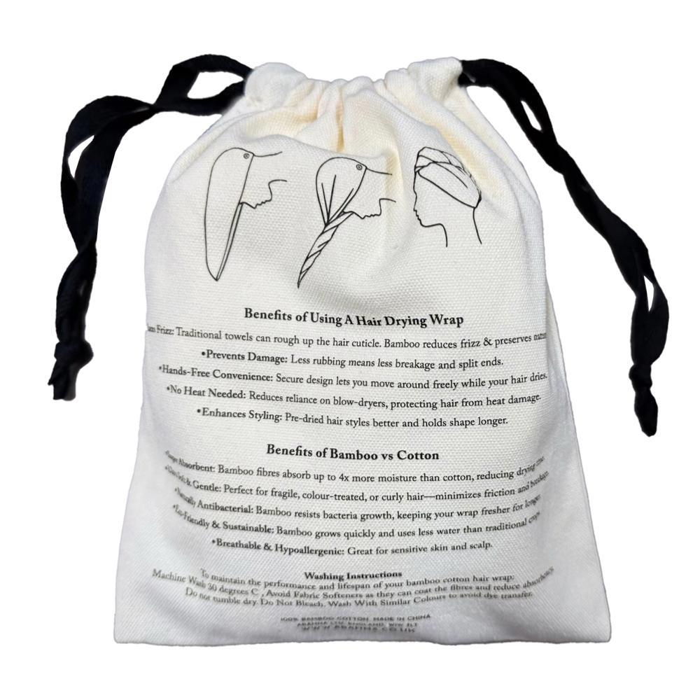 Abahna Bamboo Hair Drying Wrap